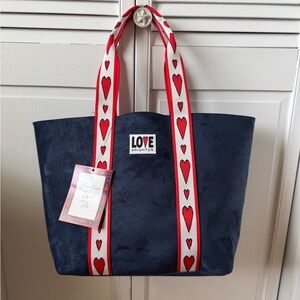 Brighton Velveteen Love Tote